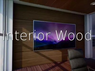 Interior Wood SHC Quick Office LM Low-poly 3D model