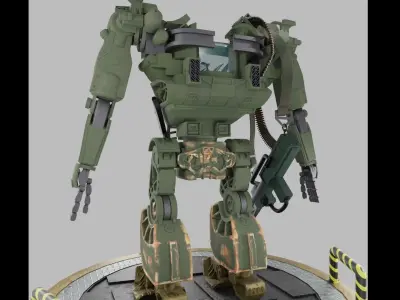 AMP Suit Avatar Exoskeleton 3D model 3D model