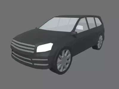 Low Poly Car 02 Low-poly 3D model