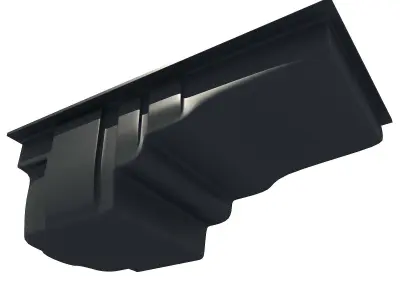 Black Oil Sump Pan 3D model 62 3D model