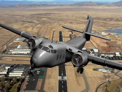 DeHavilland Caribou 3D Model 3D model