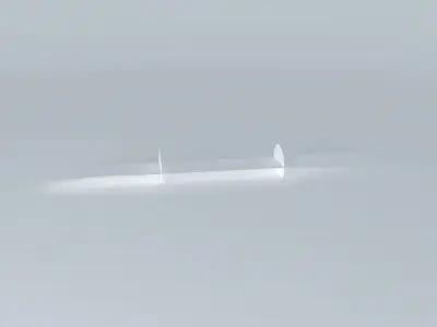 A380 Floors and 2 Walls Free 3D model