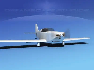Ken Rand KR-2 Unmarked 3D model