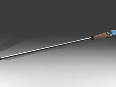 spear 3D model 3D model