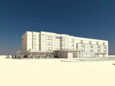 Hotel M1 3D model
