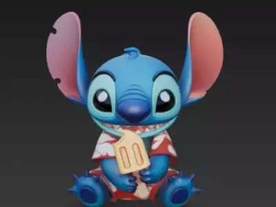 Stitch - Ice Cream 3D print model