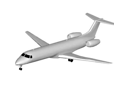 EMBRAER 145   3D model
