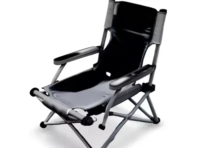 Realistic Folding Camping Chair 3D Model Low-poly 3D model