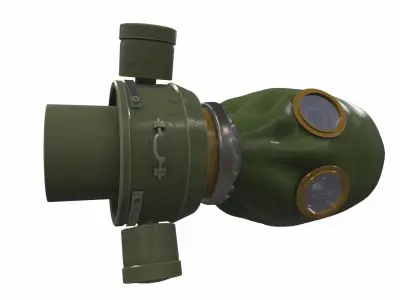 Gas Mask 07 3D model