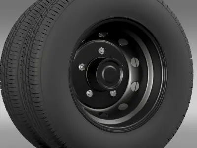 Ashok Leyland wheel2 3D model