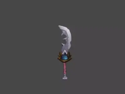 Zeloeman Sword A 33 Low-poly 3D model