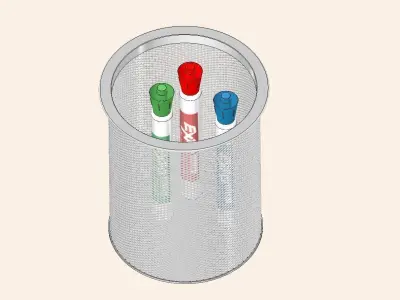 Mesh Pen Holder Free 3D model