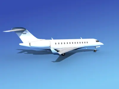 Global Express XRS V05 3D model