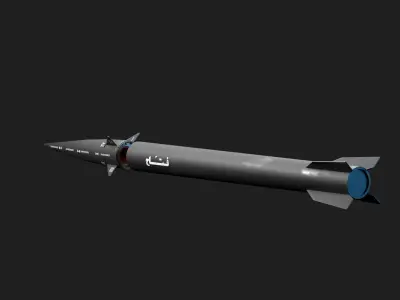 Fattah Hypersonic missile 3D model