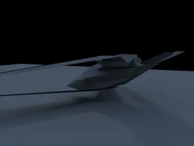 nightfury-XS helicopter Low-poly 3D model