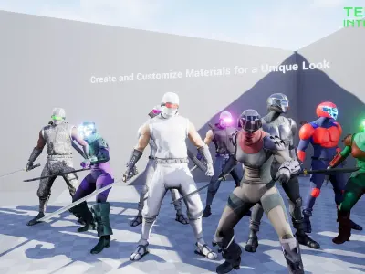 Shadow Series Pack Low-poly 3D model