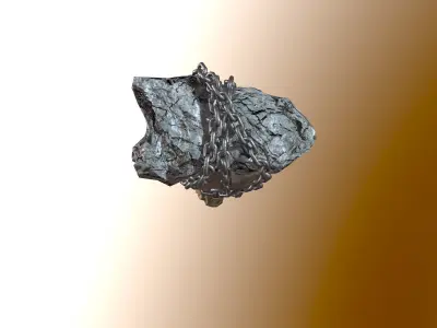 Primitive Mace Free low-poly 3D model