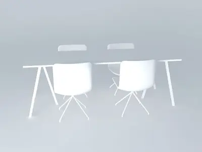Chairs and table Free 3D model purchase
