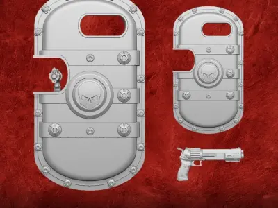 Deathrider Shield 3D printable files for Action Figures 3D print model