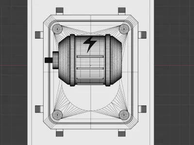 E-Motor-3-Output-Module 3D model
