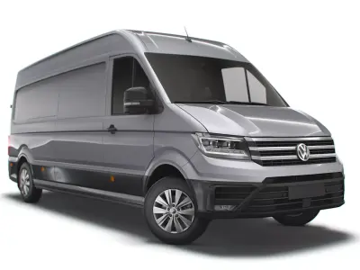 Volkswagen Crafter LWB Trendline UK-spec 2020 3D model