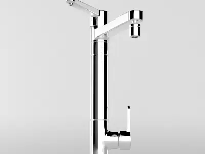 Kitchen Chrome Tap 3D model