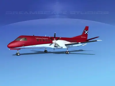SAAB 2000 Galloway Regional 3D model