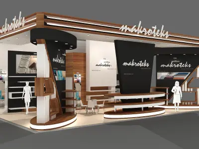 Exhibition stand - ST0029 3D model