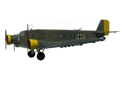 Junkers Ju52 3D model