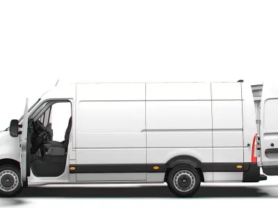 Nissan NV400 Van L3H2 RWD HQ Interior 2021 3D model