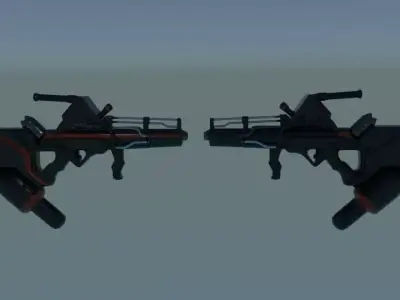 Alien WTA Gun  3D model