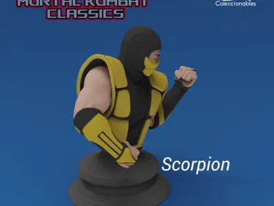 Mortal Kombat Classics - Scorpion 3D print model purchase