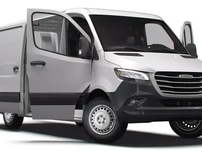 Freightliner Sprinter L2H1 RWD HQ Interior 2024 3D model