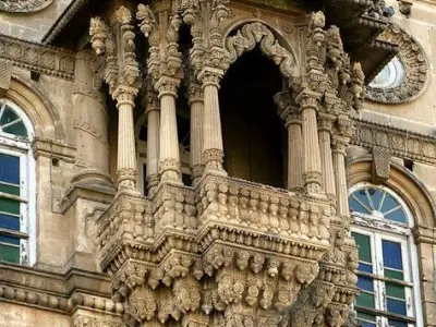 indian jodhpuri stone jharokha 3d modal 3D model