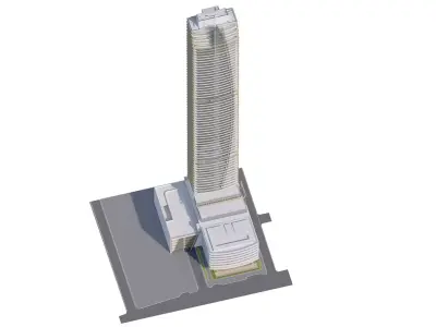 Generic High Rise building for exterior city scene 3D model