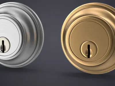 Door Lock V02 3D model