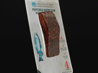 Roasted Salmon 1 3D model