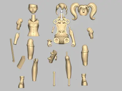 00079 Designed for 3D printing 3D print model