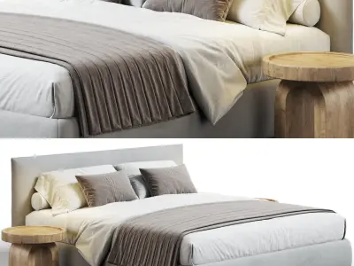 Meridiani Scott Bed 3D model