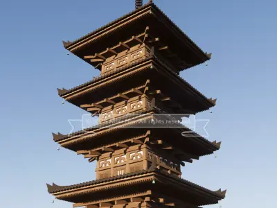 Japanese - Yasaka Pagoda 3D model
