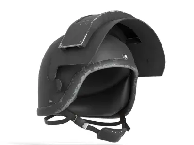 Helmet K6-3 Low-Poly 3D Model Low-poly 3D model