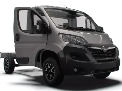 Opel Movano Chassis HQInterior SCab 3000WB 2023 3D model