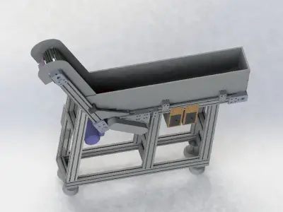 Pen assembly machine 3D model
