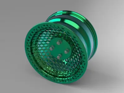 honey comb rims 3D model