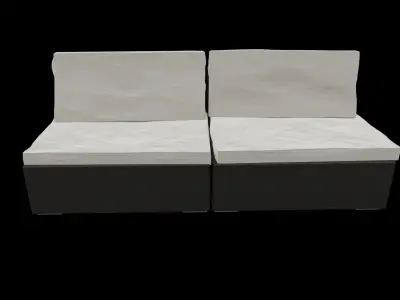 Outdoor Patio Sofa Free 3D model