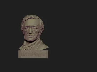 Richard Wagner 3D print model