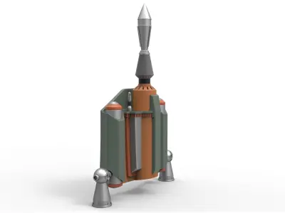 Boba Fett Jetpack from Star Wars The Empire Strikes Back 1980 3D print model