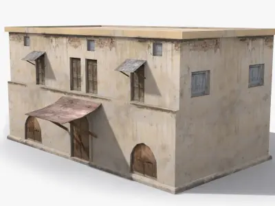 Arab x31 Low-poly 3D model