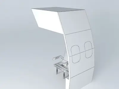 Alliance Airlines economy class seats Free 3D model