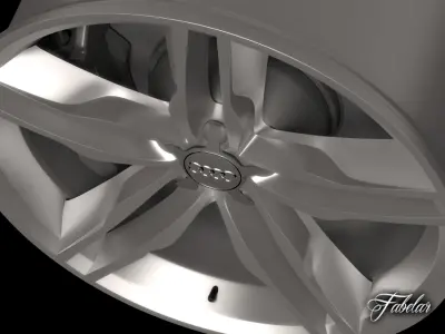 Audi S7 rim 3D model